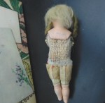 antique doll blonde back